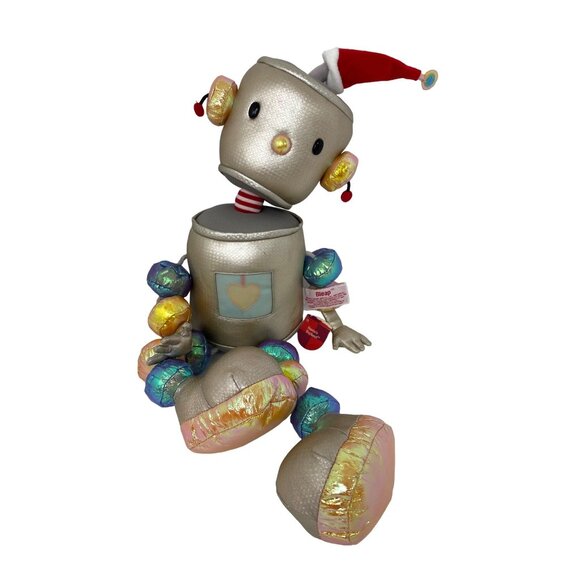 Vintage Bleap the Robot Christmas Holiday Plush Toy 22” Tall Russ Berrie - Picture 3 of 16